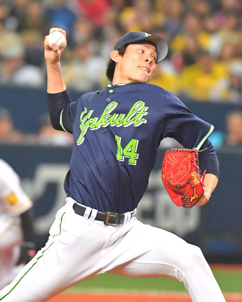 ヤクルト高梨裕稔（2019年3月31日撮影）