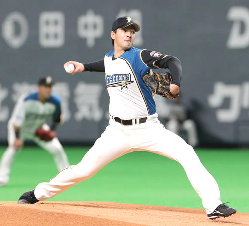 日本ハム有原航平（2019年3月31日撮影）