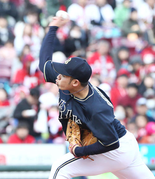 オリックス榊原翼（2019年3月17日撮影）