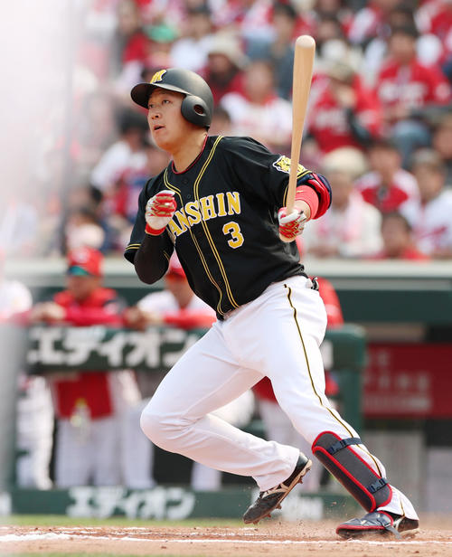阪神大山悠輔（2019年4月7日撮影）