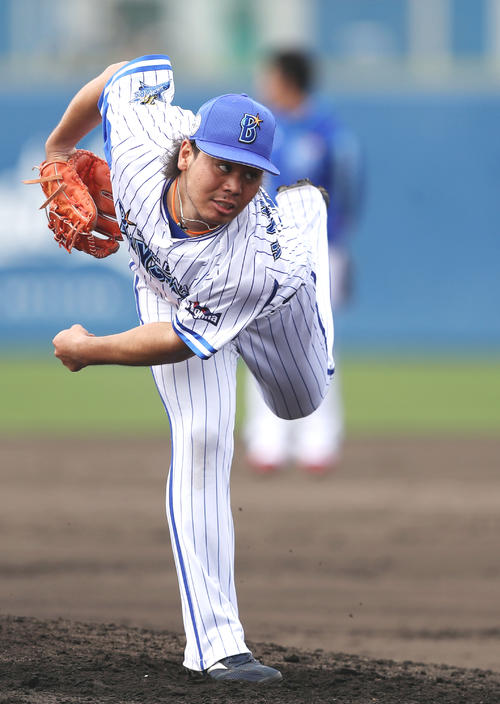 DeNA浜口遥大（2019年2月15日撮影）