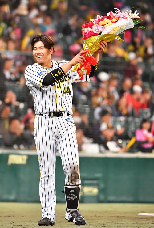 阪神梅野隆太郎（2019年4月9日撮影）