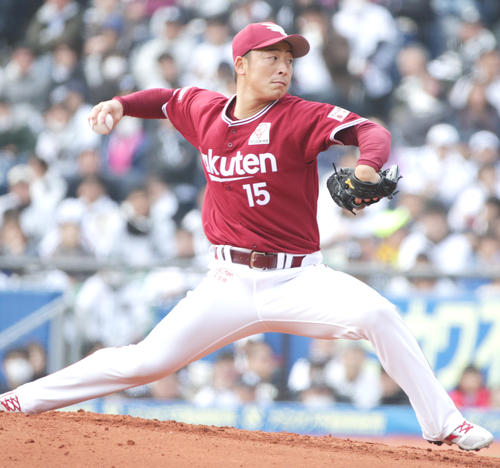 楽天美馬学（2019年3月30日撮影）