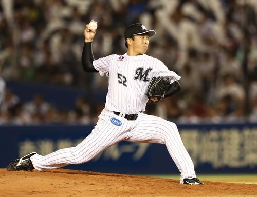 ロッテ益田直也（17年8月撮影）