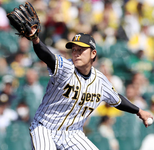 阪神対中日　中日戦に先発する岩貞（撮影・加藤哉）