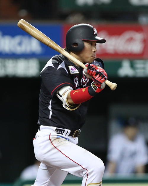 ロッテ角中勝也