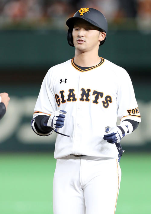 巨人吉川尚輝（2019年3月23日撮影）
