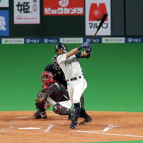 日本ハム大田（2019年4月13日撮影）　　