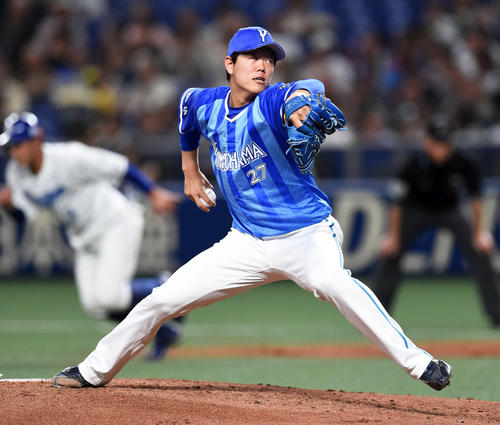 中日戦に先発した上茶谷大河(撮影・森本幸一)