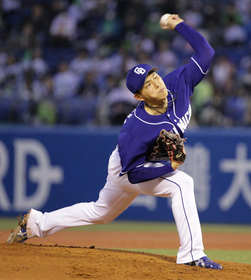 中日笠原祥太郎（2019年4月5日撮影）