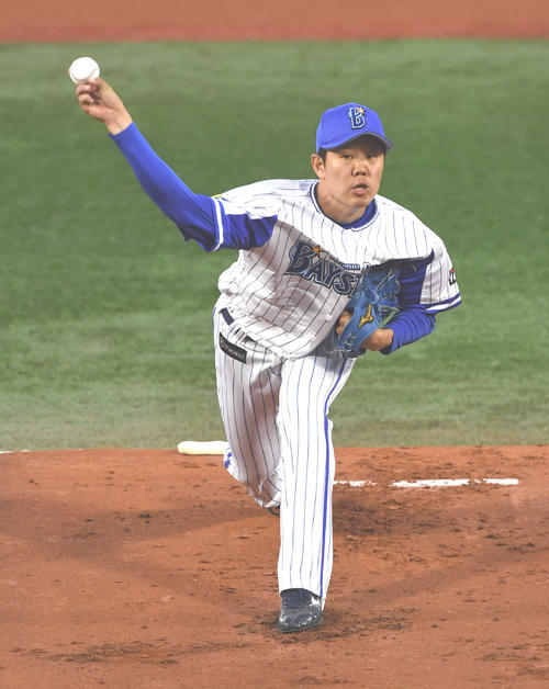 DeNA対阪神　DeNA先発の上茶谷大河（撮影・奥田泰也）