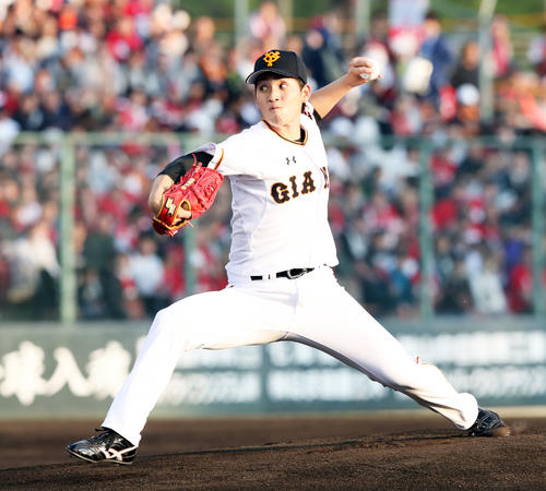 巨人高橋優貴（2019年4月17日撮影）