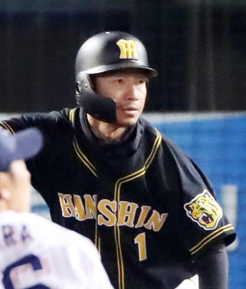 阪神鳥谷敬（2019年4月16日撮影）