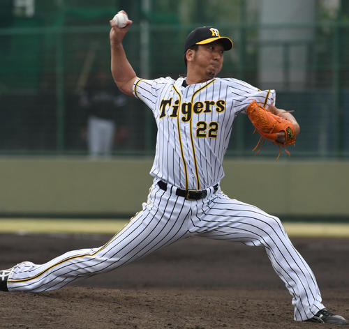 ウエスタンのソフトバンク戦に登板した藤川（2019年4月23日）