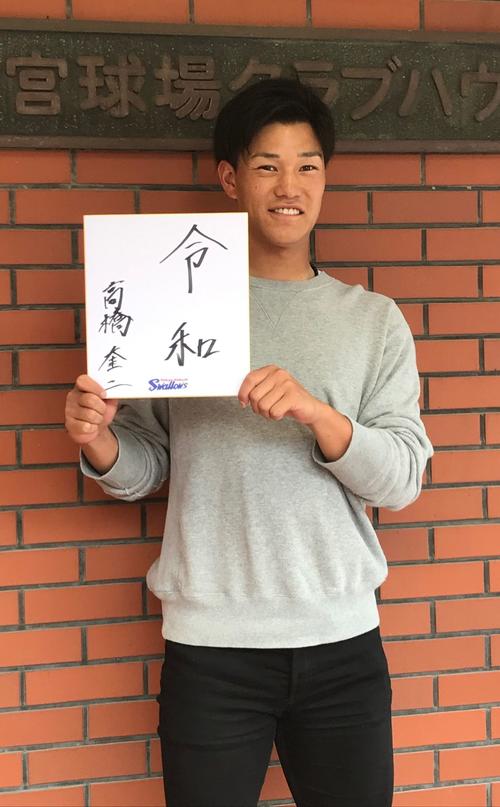 令和での初勝利を誓ったヤクルト高橋（撮影・保坂恭子）