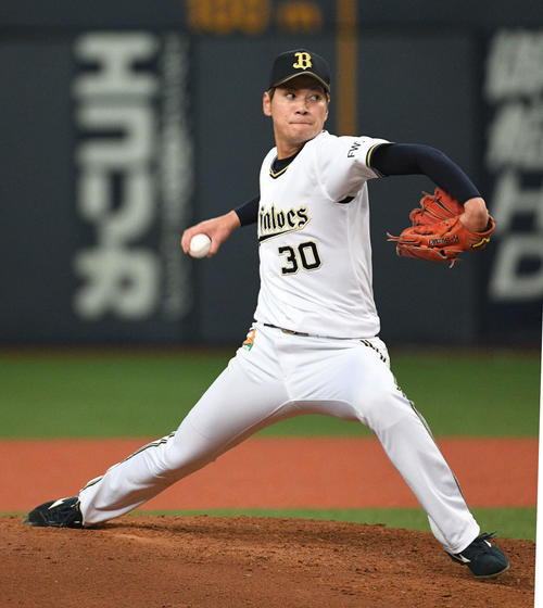 西武打線相手に力投するK－鈴木（撮影・渦原淳）