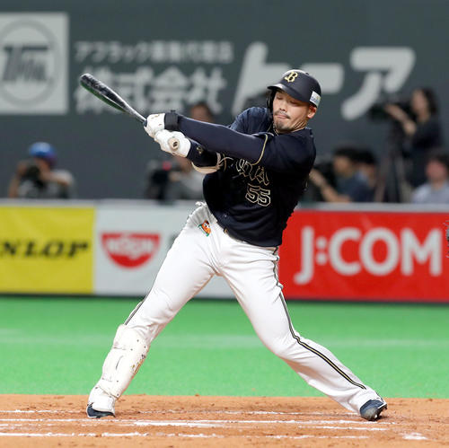 T－岡田外野手（2019年3月31日撮影）　　