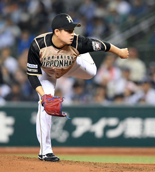 西武対日本ハム　日本ハムの先発堀（撮影・たえ見朱実）