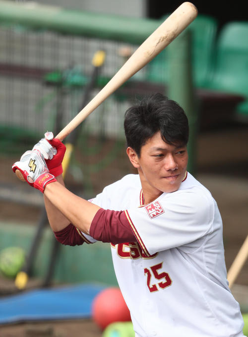 楽天田中和基（2019年2月18日撮影）