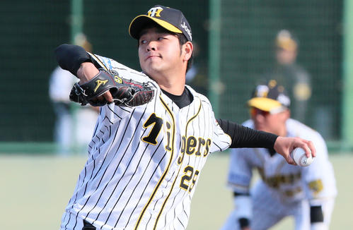 阪神高橋遥人（2019年3月15日撮影）