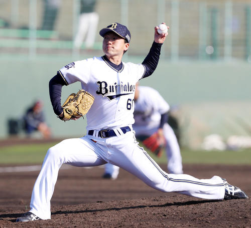 オリックス左沢優（2019年2月17日撮影）