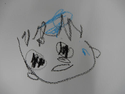 ソフトバンク森唯斗投手の長女が書いた森の似顔絵