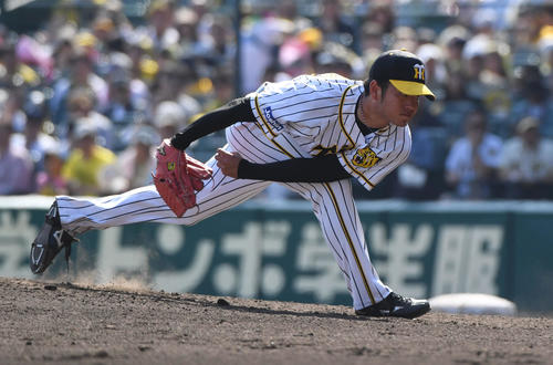 阪神対DeNA　阪神先発の高橋遥人（撮影・奥田泰也）