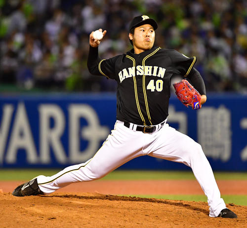 ヤクルト対阪神　5回裏に登板した福永（撮影・清水貴仁）