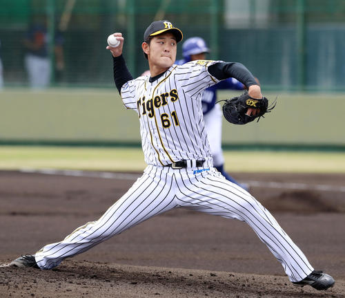 ウエスタンリーグ　阪神対中日　中日戦に先発した望月（撮影・加藤哉）