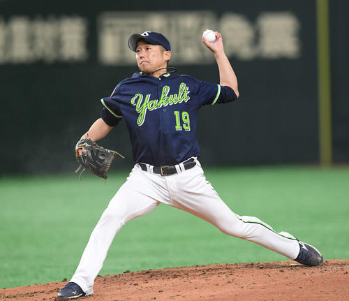 ヤクルト石川雅規（2019年4月13日撮影）