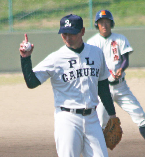 公式戦に初登板した桑田氏（撮影・柏原誠）