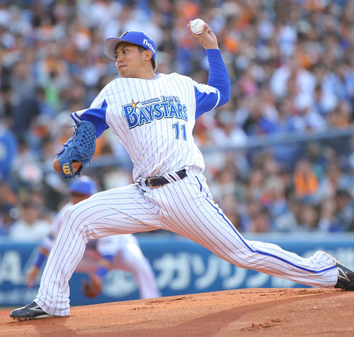 DeNA東克樹（2019年5月6日撮影）