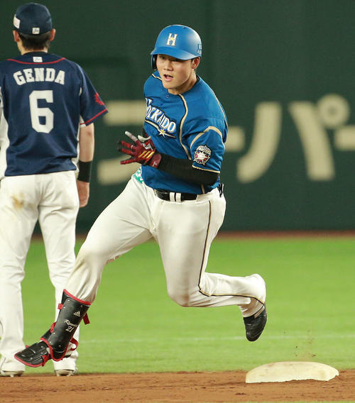 日本ハム清宮幸太郎（2018年5月16日撮影）