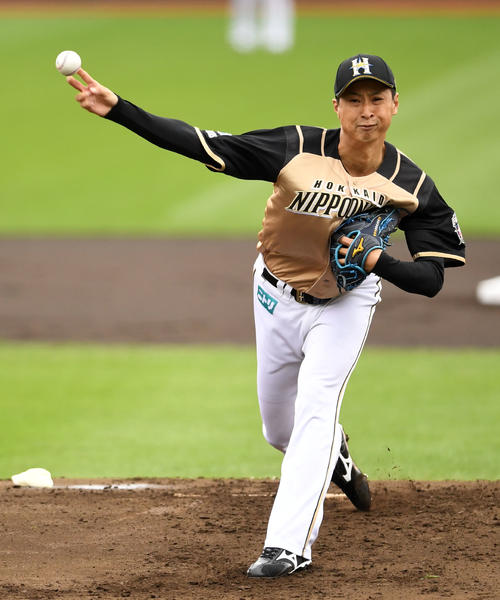 日本ハ村田（18年撮影）