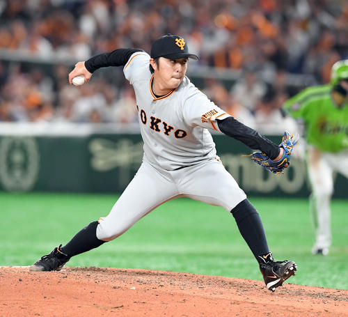 巨人田原（19年撮影）