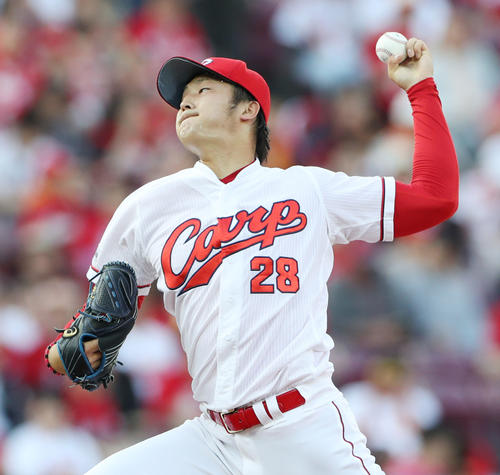 広島床田寛樹（2019年5月3日撮影）
