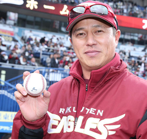 楽天平石監督（2019年3月30日撮影）
