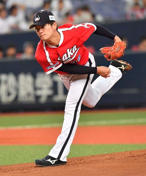 オリックス対西武　5回2／3を1失点に押さえたオリックス先発K－鈴木（撮影・上田博志）