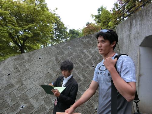 約2カ月ぶりとなる復帰登板を終え、取材に応じる阪神藤浪（撮影・奥田隼人）