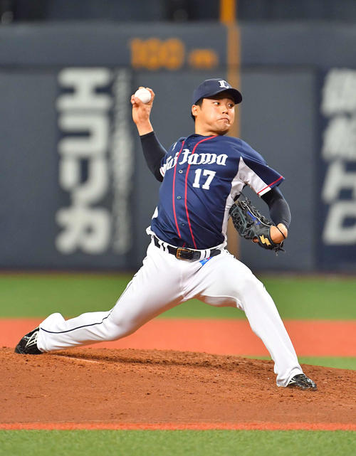 西武先発松本航（撮影・上田博志）