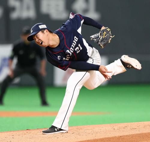 十亀剣投手（2019年5月12日撮影）