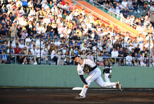 西武の先発十亀（撮影・たえ見朱実）