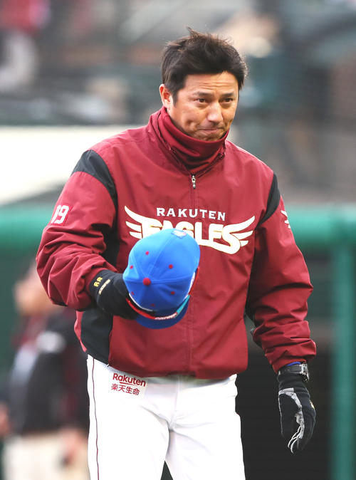 楽天平石監督（2019年4月27日撮影）