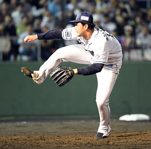 西武対ソフトバンク　7回を投げ、7安打2失点と好投した西武の高橋光（撮影・たえ見朱実）