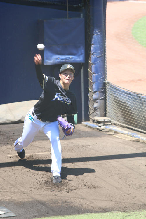 日本ハム吉田輝星（2019年5月22日撮影）