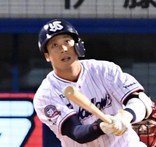 ヤクルト山田哲人（2019年4月27日撮影）
