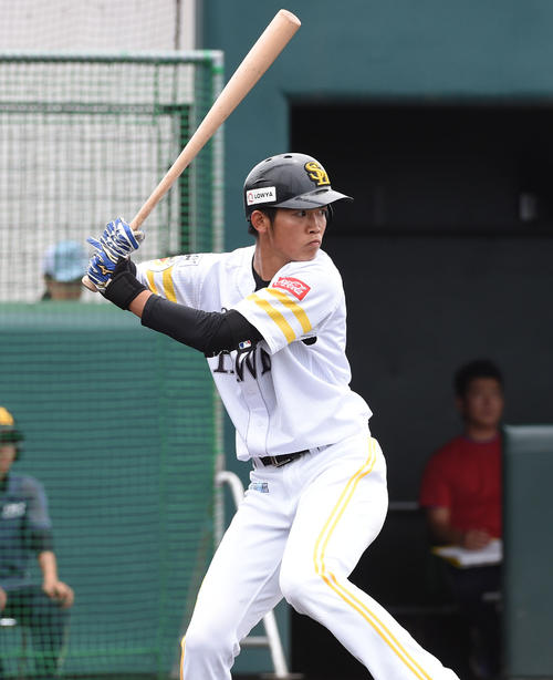 ソフトバンク育成の清水陸哉（17年撮影）