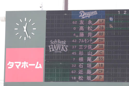 ウエスタン・リーグで先発予定の松坂大輔（撮影・梅根麻紀）