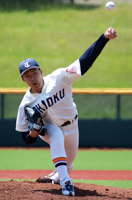 東北福祉大の山野太一投手