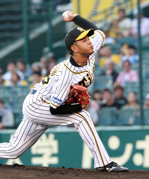 阪神高橋遥人（2019年5月23日撮影）